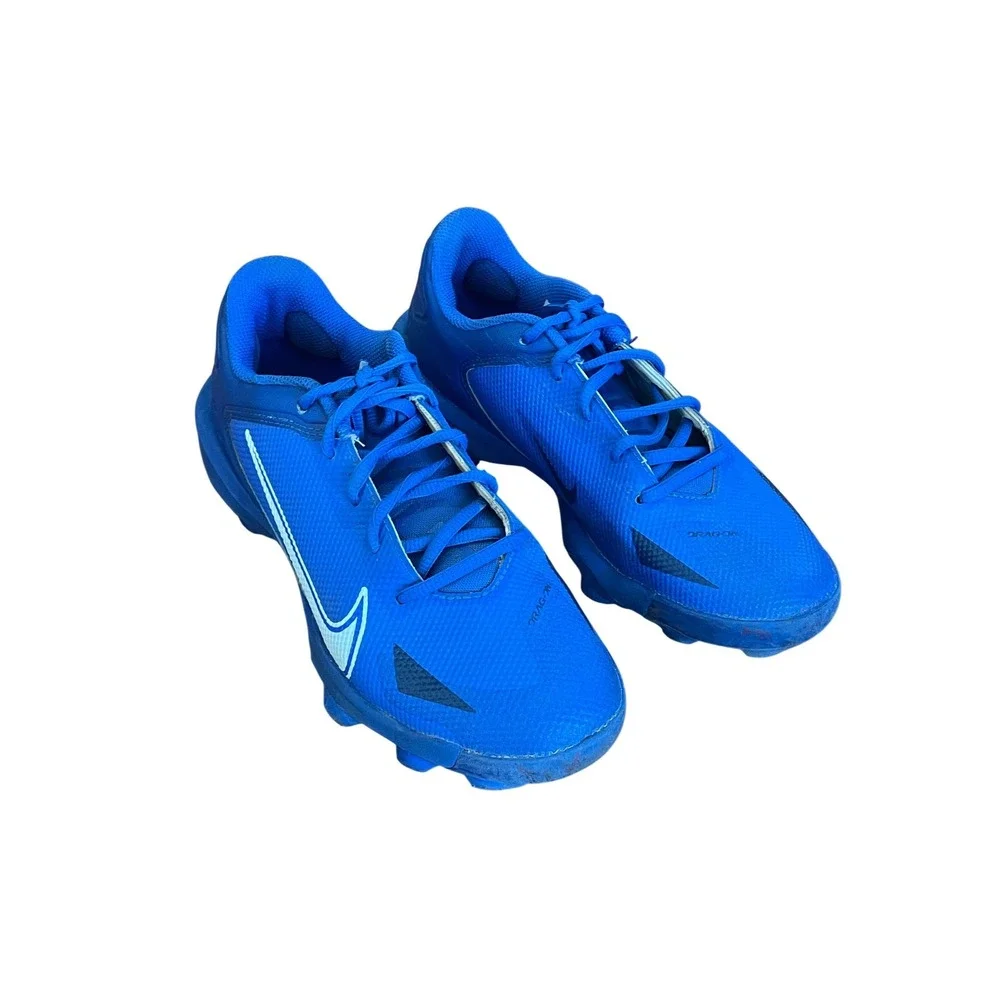 Nike Force Trout 8 Keystone Youth Baseball Cleats Blue‎ White CZ5912-414 Size 5Y